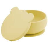 Bol avec couvercle et ventouse Minikoioi Jaune